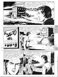 Gallieno Ferri | Zagor n. 36 - Gallieno Ferri - Tavola Originale "Solo contro tutti" - Page volante - Exemplaire unique - (1968) | Catawiki