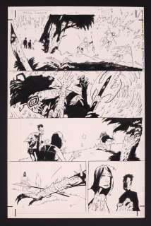 Mark Lipka, Toby Cypress - Original Art from Predator Homeworld #3 (1999), Page 21 Pencils by Toby Cypress, Inks by Mark Lipka