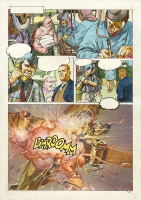 Tanino Liberatore | Planche originale 4 de Ranxerox 3. Amen ! | Galerie Barbier