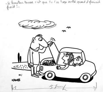 Kamb  (Kambouchner Jacques)  (1933-2015) - KAMB   KAMB  Dessin…