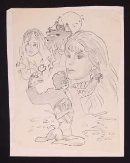 Gray Morrow Horror Montage Preliminary Art | mycomicshop.com