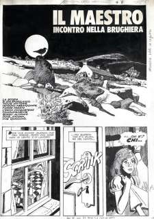 Aldo Di Gennaro | Il Maestro - Aldo Di Gennaro - Tavola originale - Page volante - Exemplaire unique | Catawiki