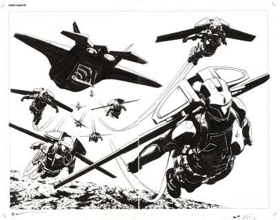 Michael Lark - Lazarus Issue 22 Page 02 & 03