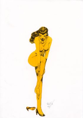 Vince | NYMPHES – Dessin original 98 | Galerie Barbier