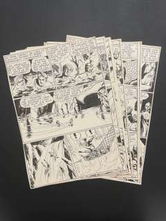 Marcello, Raphaël Carlo | Marcello, Raphaël Carlo - 10x Planche originale - Le cavalier inconnu (1982) | Catawiki