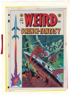 WEIRD SCIENCE-FANTASY#23, Cover, Color Key & 4 Color Separations | Russ Cochran