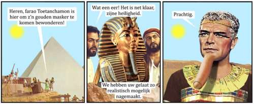 Jeroom | Jeroom - "Toetanchamon" NFT + Art paper on plate (2022) | Catawiki