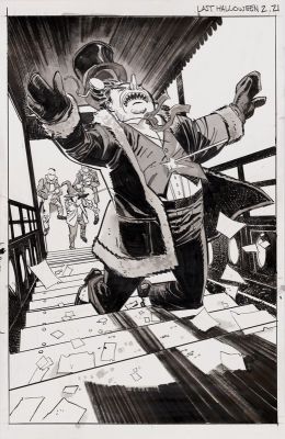 Klaus Janson | Batman: The Long Halloween: The Last Halloween - Page 21, DC Comics Penciler: Klaus Janson - Inker: Klaus Janson, 2024 | Philippe Labaune Gallery