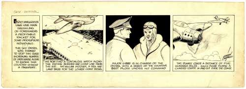 Campbell - SKY PATROL, Daily (unknown date) NO RESERVE! | Russ Cochran