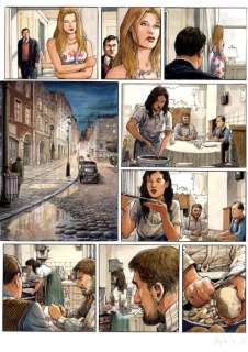 Berlion, Olivier | Berlion, Olivier - Planche originale couleur - Agata T2 - Broadway - (2020) | Catawiki