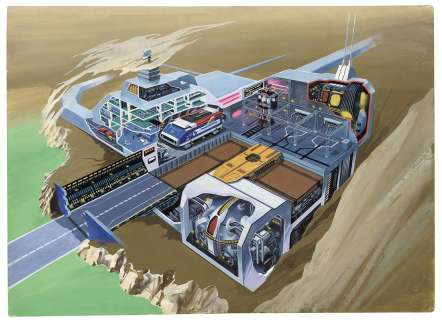 Toshio Okazaki Hand-Drawn Color Illustration " Choudenshi Bioman" | Mandarake (Big Web)