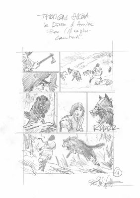 Christophe Bec | Thorgal, 2025 - La déesse d’ambre | Huberty Breyne Gallery