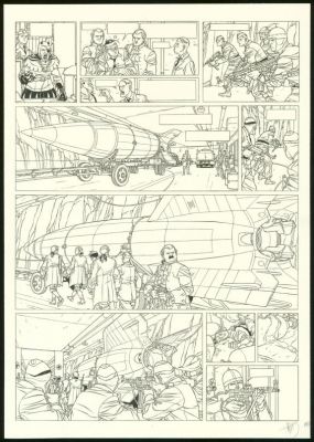 Jean-Christophe Thibert | Planche originale n°41 - Il faut sauver Hitler - Kaplan & Masson | Daniel Maghen