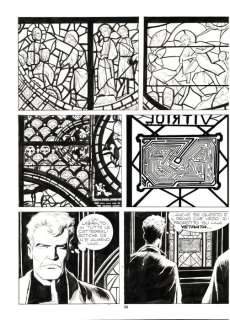 Corrado Roi - | Corrado Roi - 2x Tavola Originale - Martin Mystere n. 89 "il segreto dei Templari" - (1989) | Catawiki