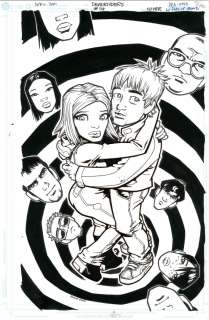 Philip Bond - Deadenders #14 Cover - Dc Vertigo Comics Philip Bond / Ed Brubaker