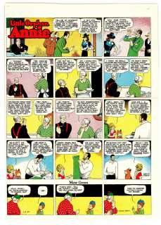 Gray - LITTLE ORPHAN ANNIE, Sunday Color Proof (09/08/1940) | Russ Cochran