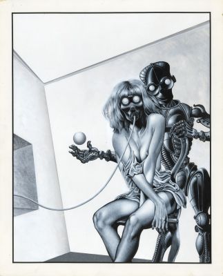 JEAN-MICHEL NICOLLET - ILLUSTRATION ORIGINALE POUR UNE LITHOGRAPHIE