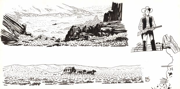 Brüno | Lucky Luke, 2025 - Dakota 1880 | Huberty Breyne Gallery