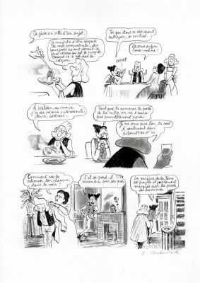 Catherine Meurisse | LE CLAN DE WALDEN – PLANCHE ORIGINALE 26 | Galerie Barbier