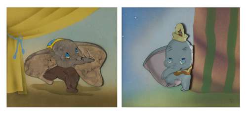 Lot of Two Walt Disney Cels from ’’Dumbo’’ | Nate Sanders