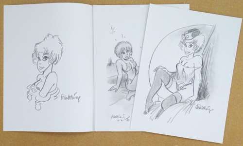 Walthéry | Walthéry, François - Portfolio - Il était sept fois n°23 + dédicace - Signé et numéroté - EO | Catawiki