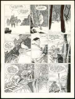 Hermann - Planche originale n°8 - Sigurd - Les Tours de Bois-Maury