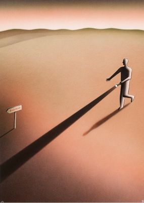Guy Billout | Blind - The New Yorker Magazine, 2003 | Philippe Labaune Gallery