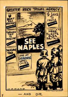 Mahony - SEE NAPLES AND DIE, Signed (1943) | Russ Cochran