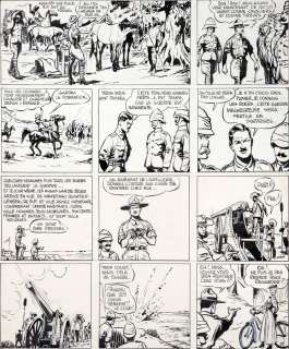 Jijé | Baden Powell, planche n°75 Ã  l’encre de Chin… | Millon