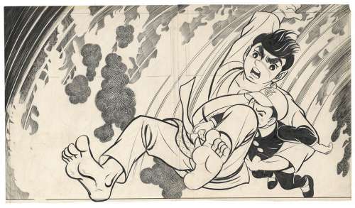 Shinji Nagashima Hand-Drawn Manuscript "Judo Icchokusen" + Printing Out | Mandarake (Big Web)