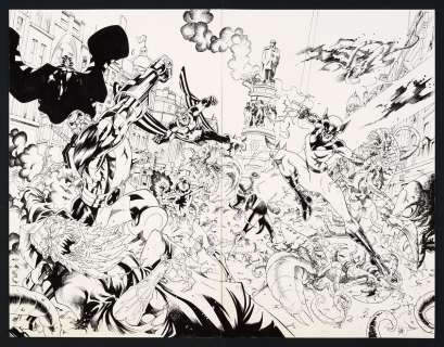 Nathan Stockman - Original Art from Doctor Strange and the Sorcerers Supreme #10 (2017) Pages 4-5 Pencils and Inks by Nathan Stockman