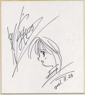 Kazue Yamamoto Hand-Drawn Shikishi | Mandarake (Big Web)