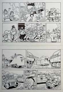Marc Verhaegen / Studio Vandersteen - Marc Verhaegen / Studio Vandersteen - Originele pagina Suske en Wiske 281 - De gevangene van Prisonov - (2003)