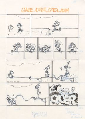 Midam | Game Over, 2026 - The Snow Must Go On, Tome 25 | Huberty Breyne Gallery