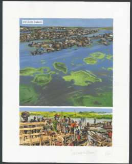 Jean Denis Pendanx - Planche originale n°41 - Au bout du fleuve