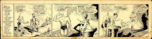 Calkins - BUCK ROGERS #863, Original Daily Strip Art (1936) | Russ Cochran