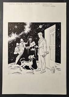 Giancarlo Alessandrini | Martin Mystère, Extra #10 - Giancarlo Alessandrini - cover originale "Condominium - Il Documento Lambda" - Exemplaire unique - (1997) | Catawiki