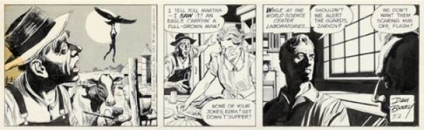 Dan Barry | Flash Gordon, Flash et Zarkov, Strip du 2 juillet 1963 | Galerie 9ème Art