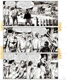 Gallieno Ferri - | Gallieno Ferri - Tavola Originale - Zagor n. 369 "La nave negriera" - (1996) | Catawiki