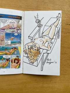 Kuijpers, Henk | Franka - Dédicace in album: "Met Durex in de wolken" - Broché - EO - (1998) | Catawiki