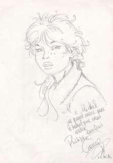 Francq | Largo Winch, illustration Ã  la mine de plomb sur … | Millon