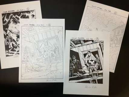 Alessandro Piccinelli | Alessandro Piccinelli - 4x originali "Zagor - Il ritorno di Lapalette" - (2021) | Catawiki