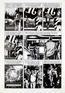 Mezzo (Pascal Mesenburg, Dit) | MEZZO LE ROI DES MOUCHES Encre de chine pour la planche 4… | Coutau Bégarie