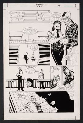 John Floyd - Original Art from Batman #572 (1999) Page 19 Pencils by Damion Scott, Inks
