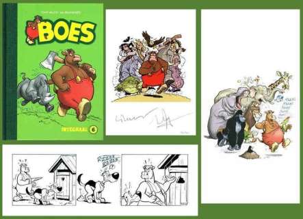 Wil Raymakers, Thijs Wilms | Boes - Luxe editie Boes Integraal deel 6 - Genummerd 26/80 - Met originele strook + ex-libris - Cartonné - EO (2018) | Catawiki