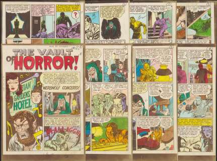 Craig - WEREWOLF CONCERTO!, VAULT OF HORROR #16, 8 Pg SP Story (1954) | Russ Cochran
