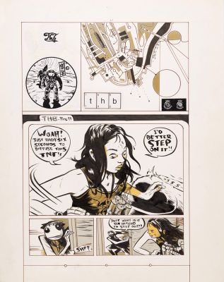 Paul Pope | 36 Seconds, page 1, 1998 | Philippe Labaune Gallery