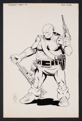 Craig Miller | Original Back Cover Art from Renegade Rabbit #1 (1986) Pencils and Inks by Craig Miller | mycomicshop.com