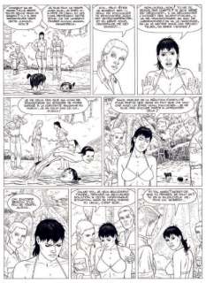 Leo | Beltegeuse Double planche originale à l’encre de chine n° 45 et 46. | Cornette de St Cyr