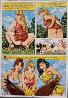 Sipp, André | Mickey Lange (André Sipp) - Planche originale en couleur - Yo Wolfy - Format: 23 x 32 cm | Catawiki